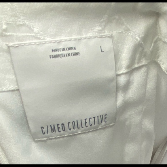 NWOT C/MEO Collective Magnetise Dress Ivory, Large - Picture 11 of 12